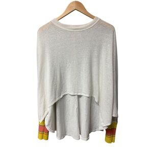 FREE PEOPLE WE THE FREE RELAXED FIT OVERSIZED SHIRT Womens Size S Casual EUC